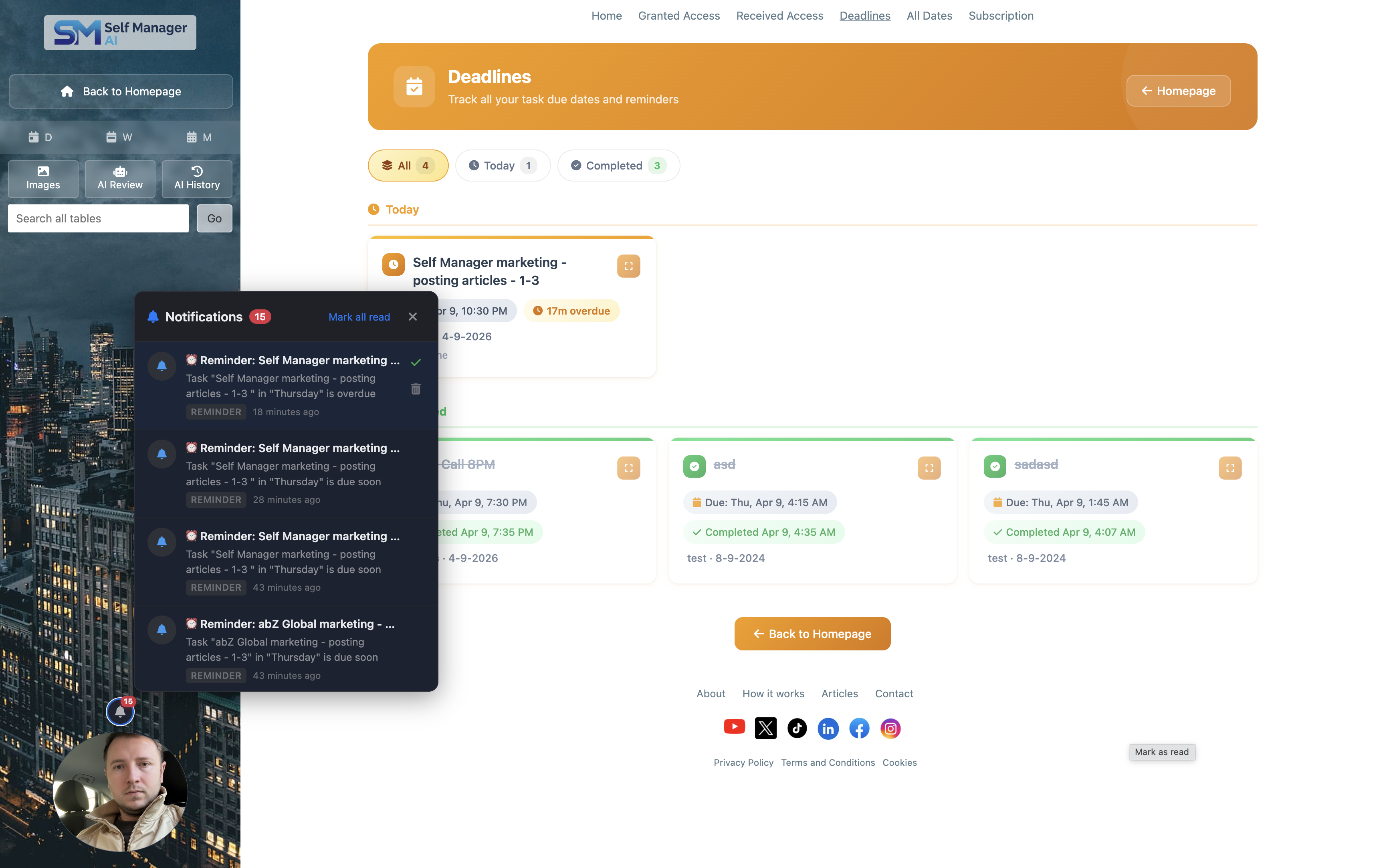 Notification system