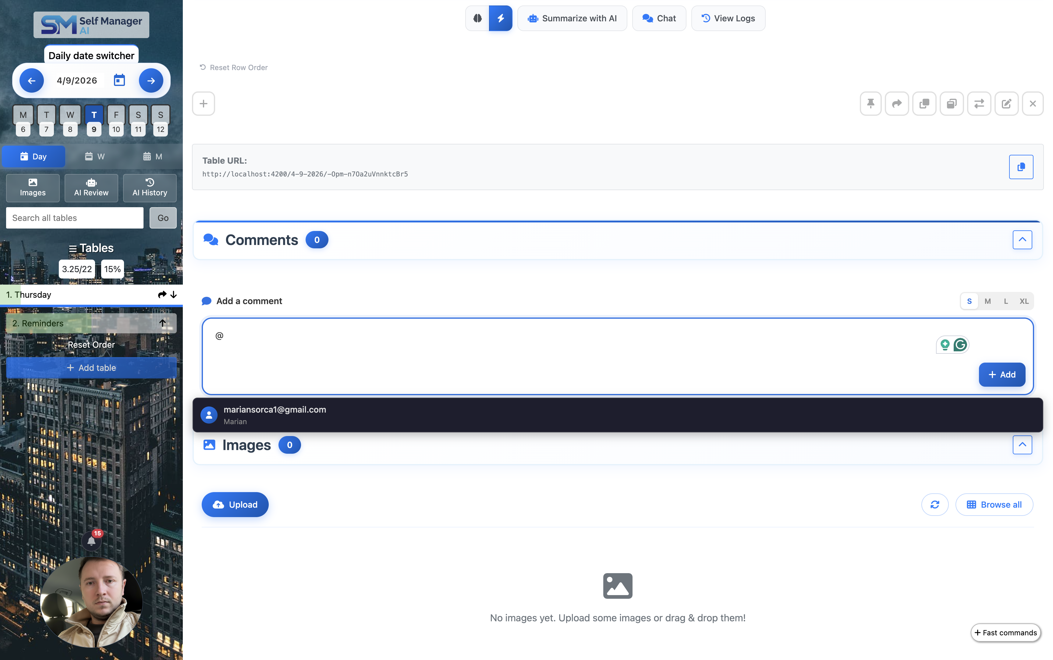 Push and email notifications