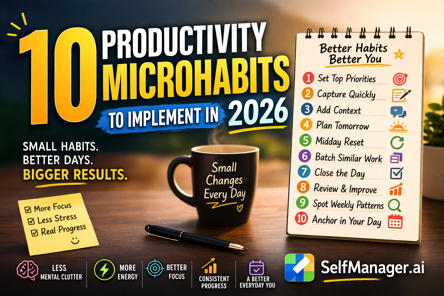 10 Productivity Microhabits to Implement in 2026