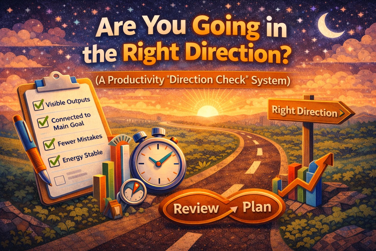 Are You Going in the Right Direction? A Productivity Direction Check System