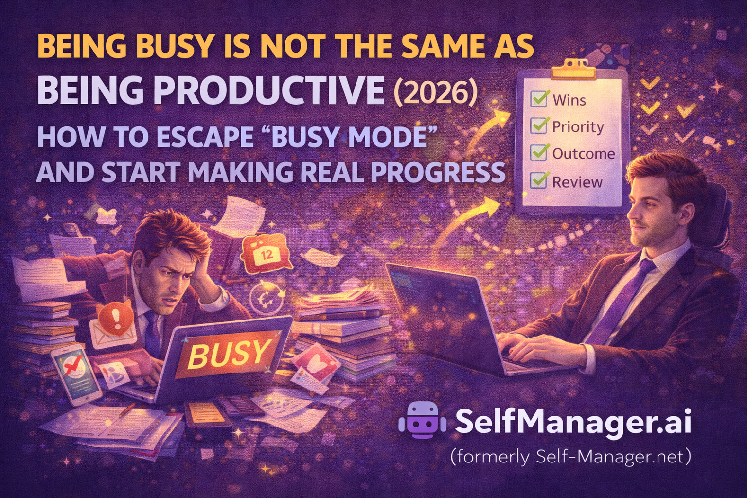 Being Busy Is Not the Same as Being Productive