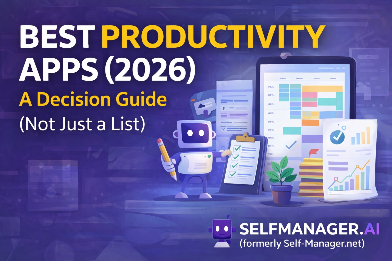 Best Productivity Apps (2026) - A Decision Guide (Not Just a List)