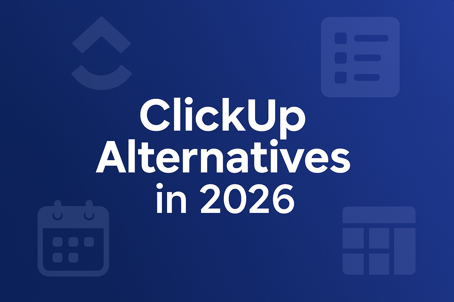 ClickUp Alternatives in 2026 – Starting With Self-Manager.net