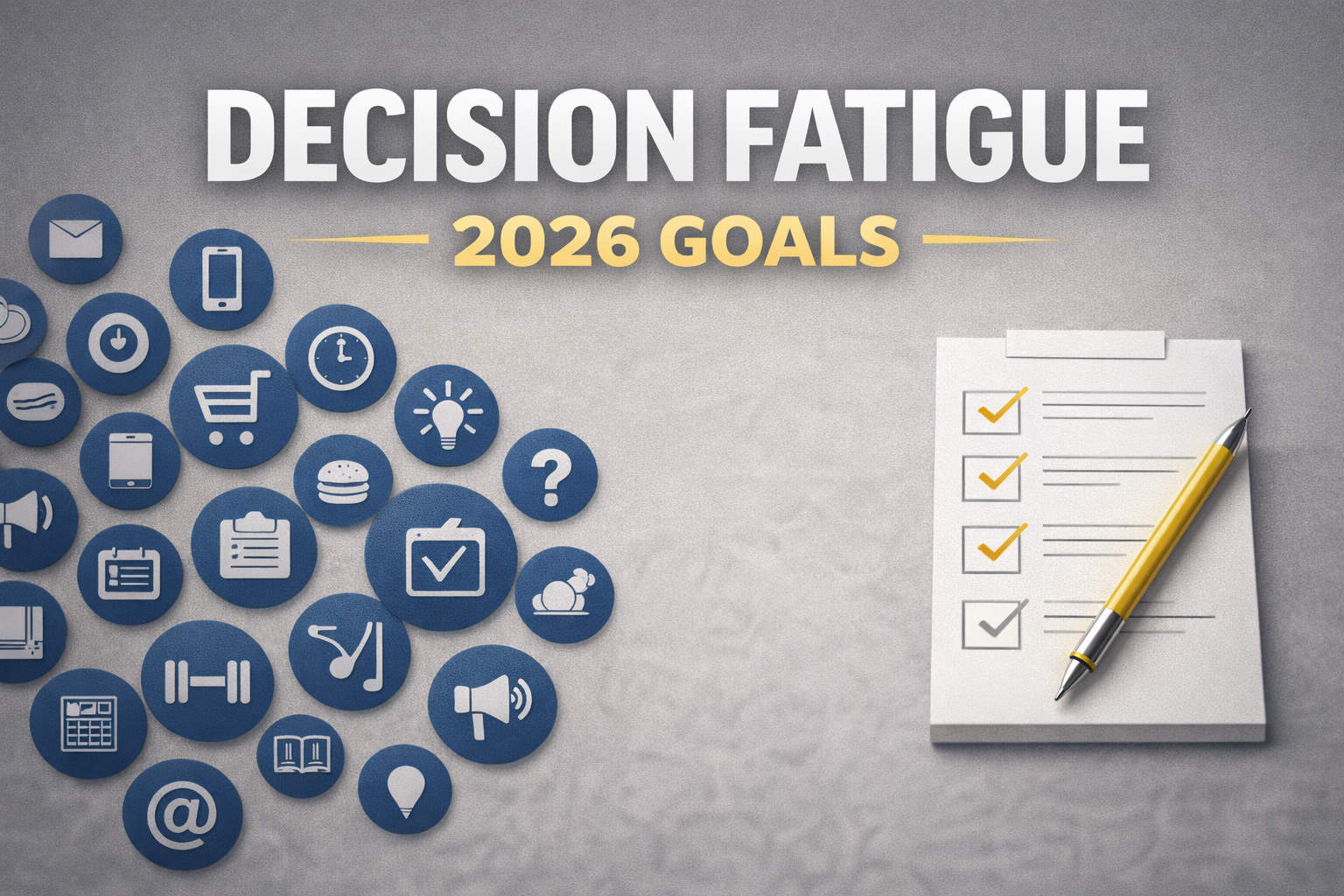 Decision Fatigue Is Quietly Destroying Your 2026 Goals