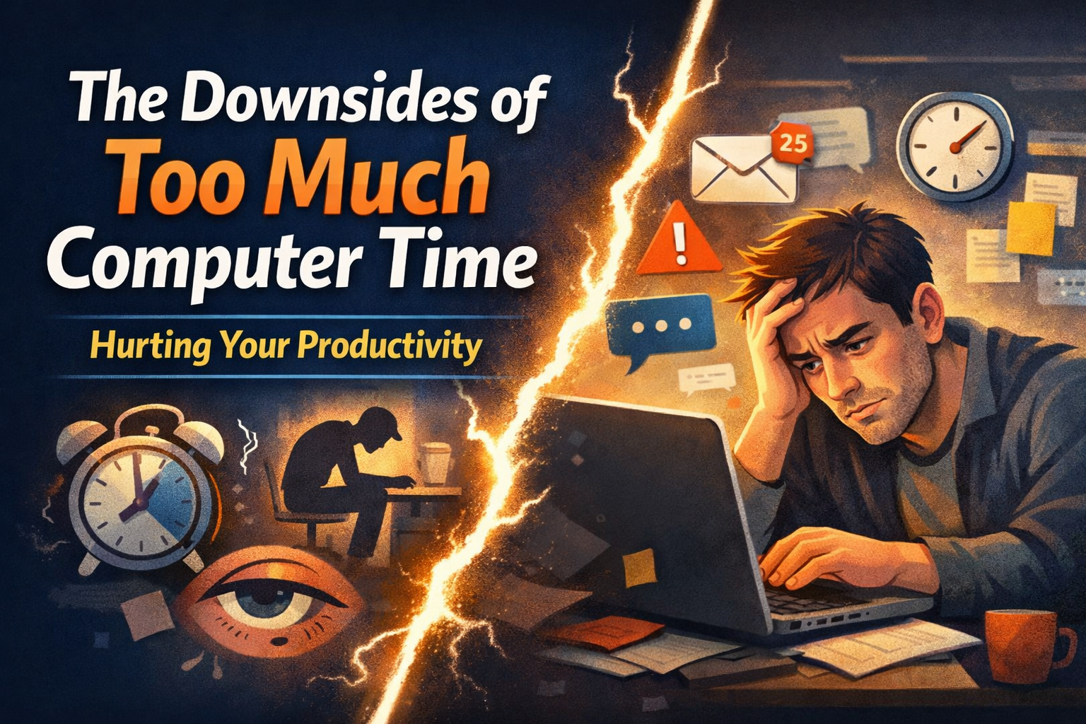 The Hidden Productivity Cost of Spending Too Much Time on Your Computer