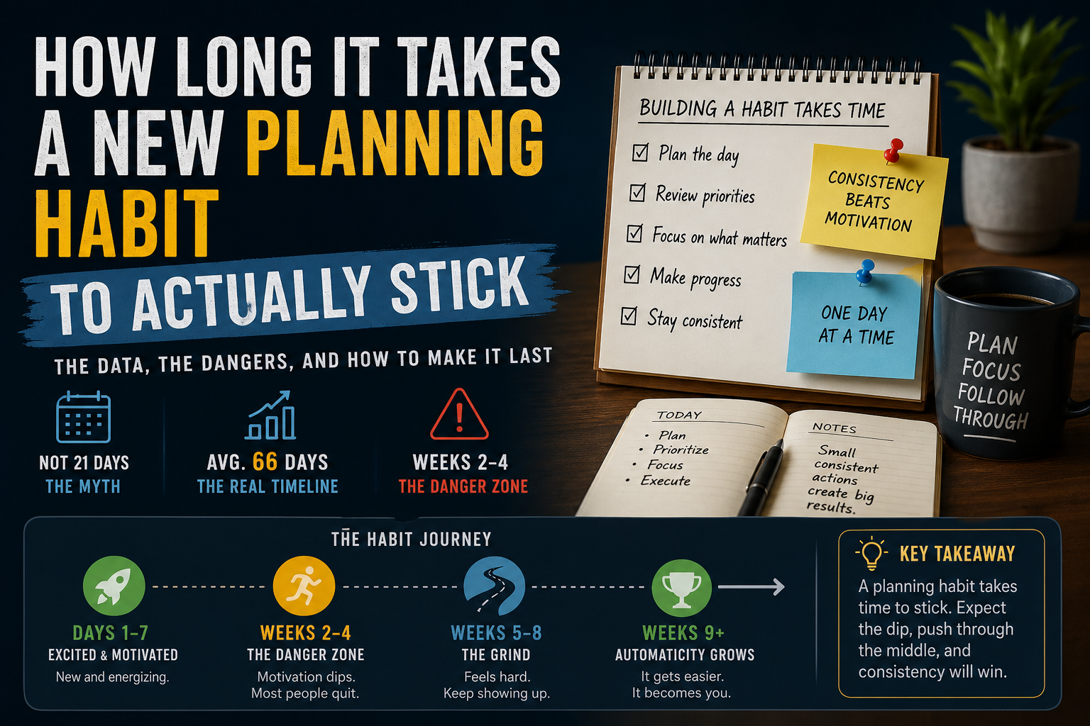 How Long It Takes a New Planning Habit to Actually Stick