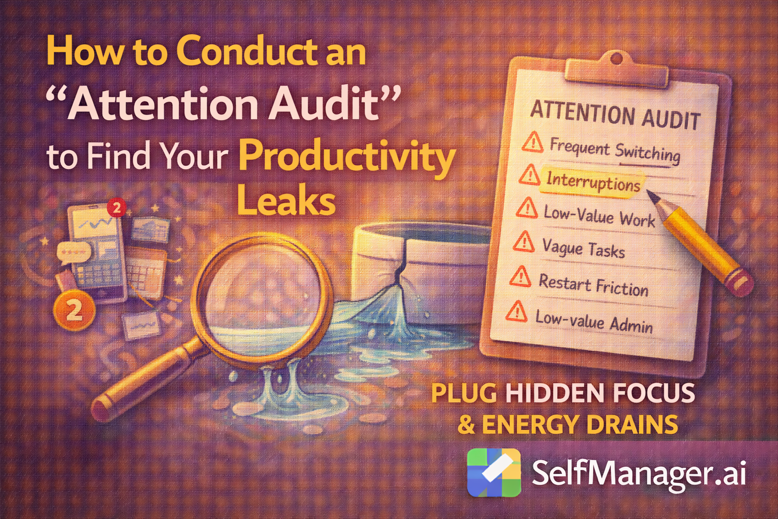 How to Conduct an Attention Audit to Find Your Productivity Leaks