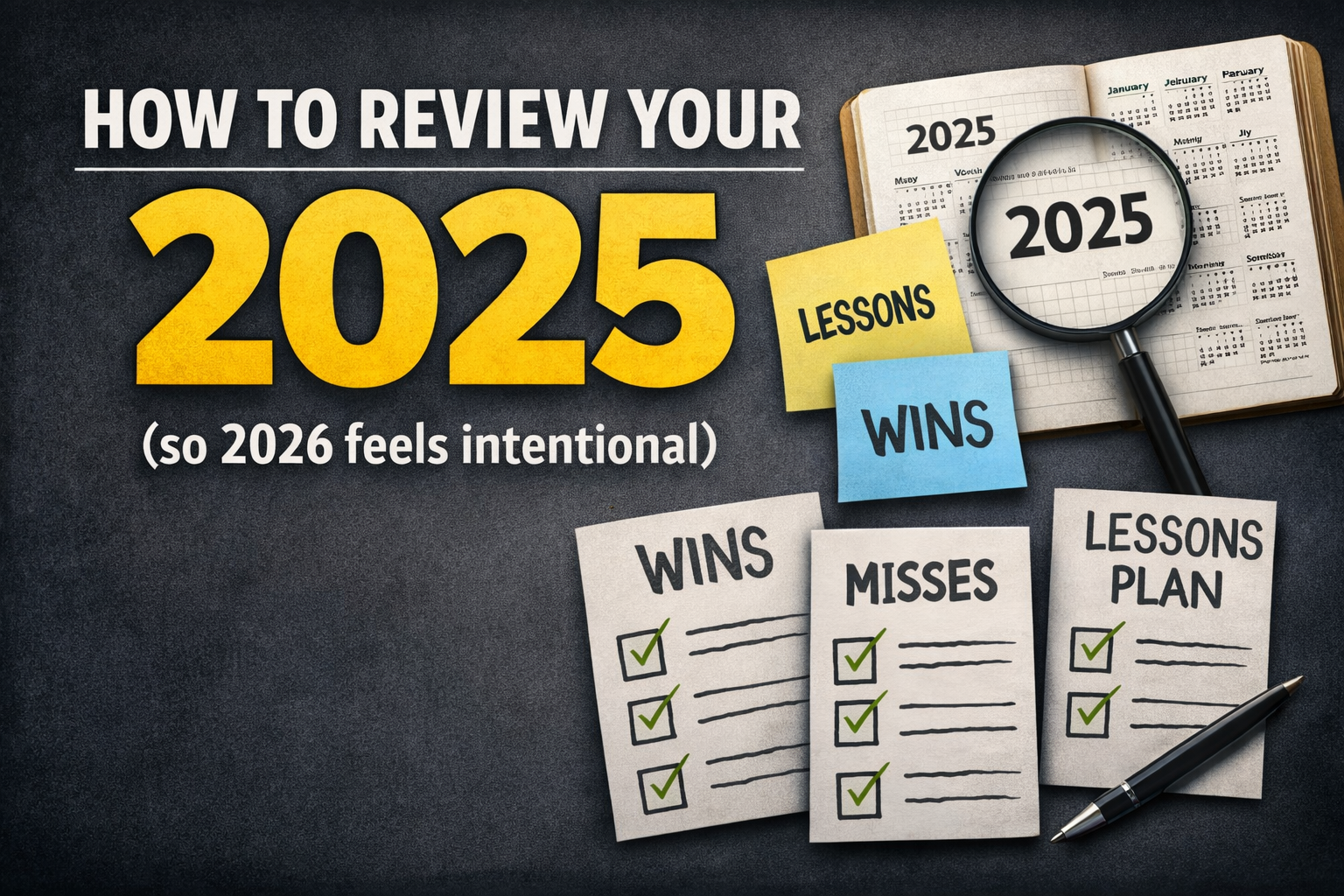 How to Review Your 2025 (so 2026 feels intentional)
