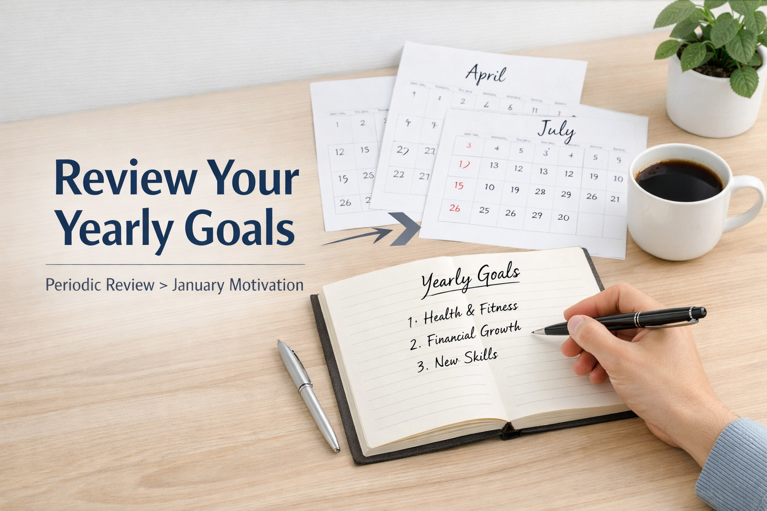 Review Yearly Goals Periodically