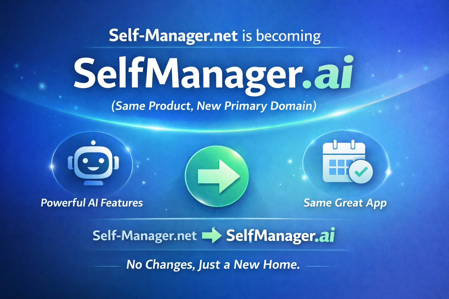 Self-Manager.net is becoming SelfManager.ai