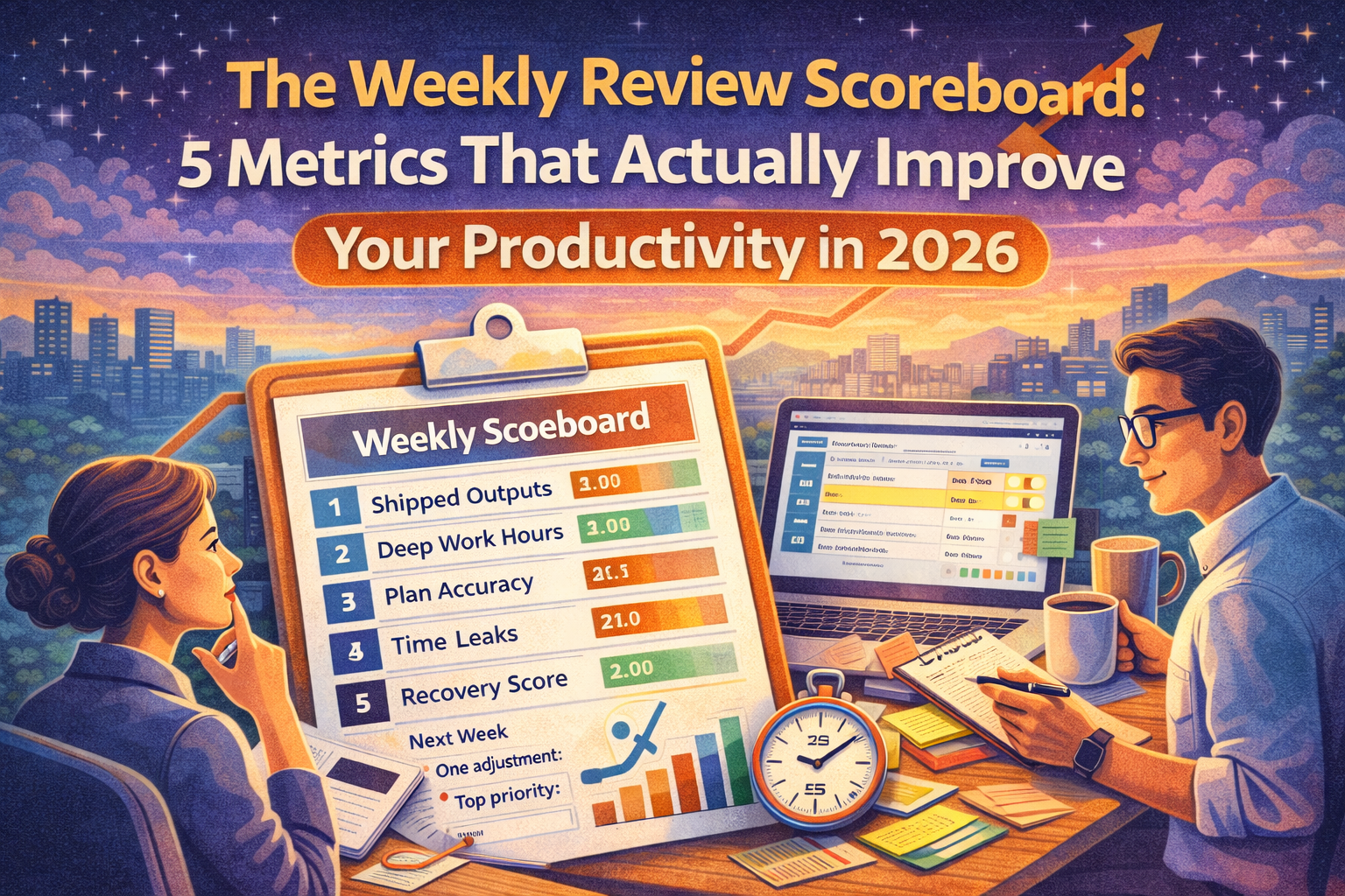 The Weekly Review Scoreboard: 5 Metrics That Actually Improve Your Productivity in 2026