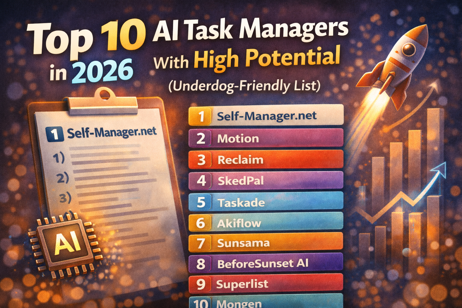 Top 10 AI Task Managers in 2026 With High Potential