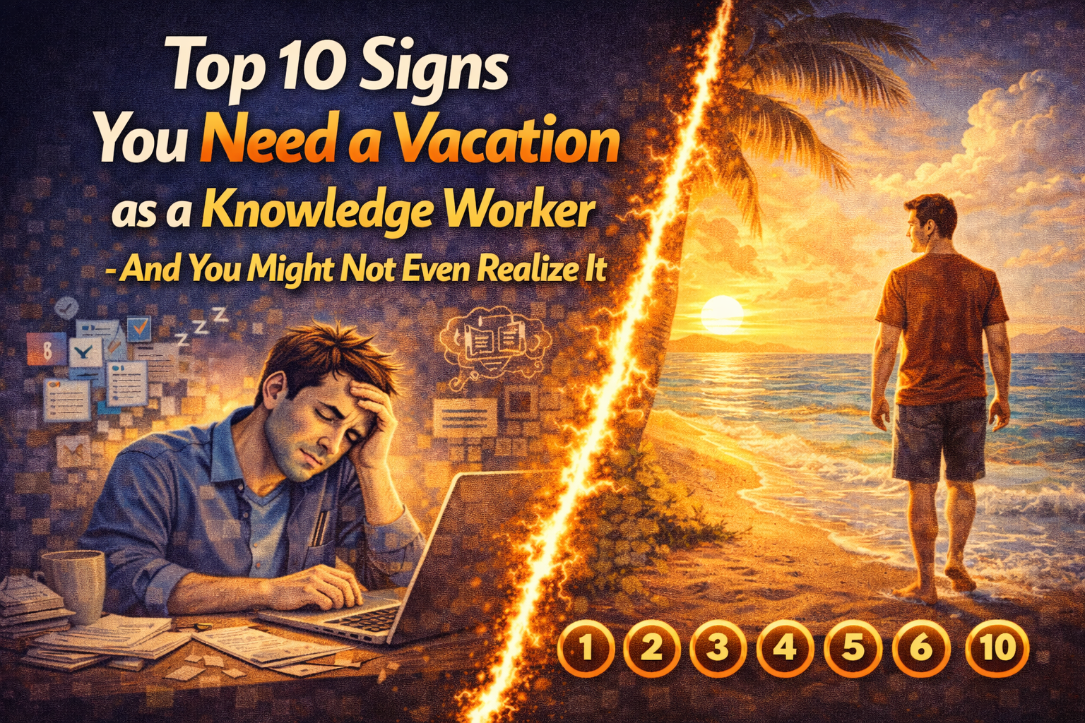 Top 10 Signs You Need a Vacation as a Knowledge Worker - And You Might Not Even Realize It