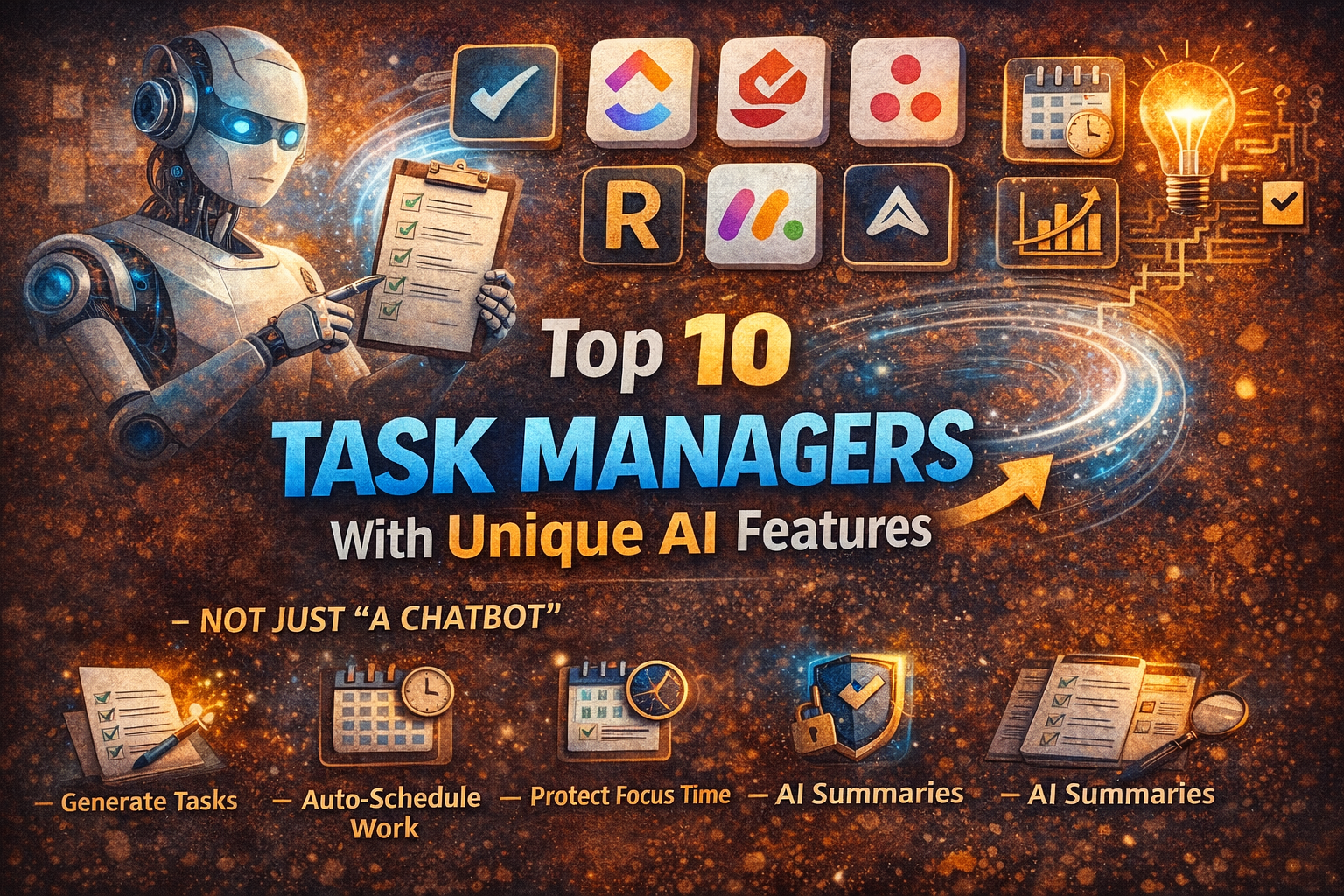 Task managers with unique AI features