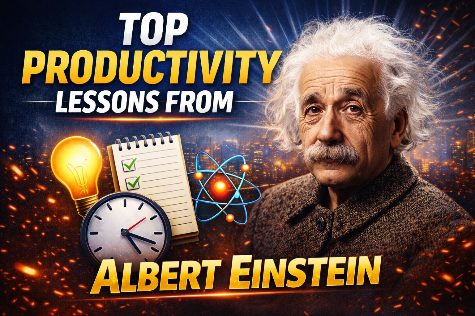 Top Productivity Lessons You Can Learn From Albert Einstein
