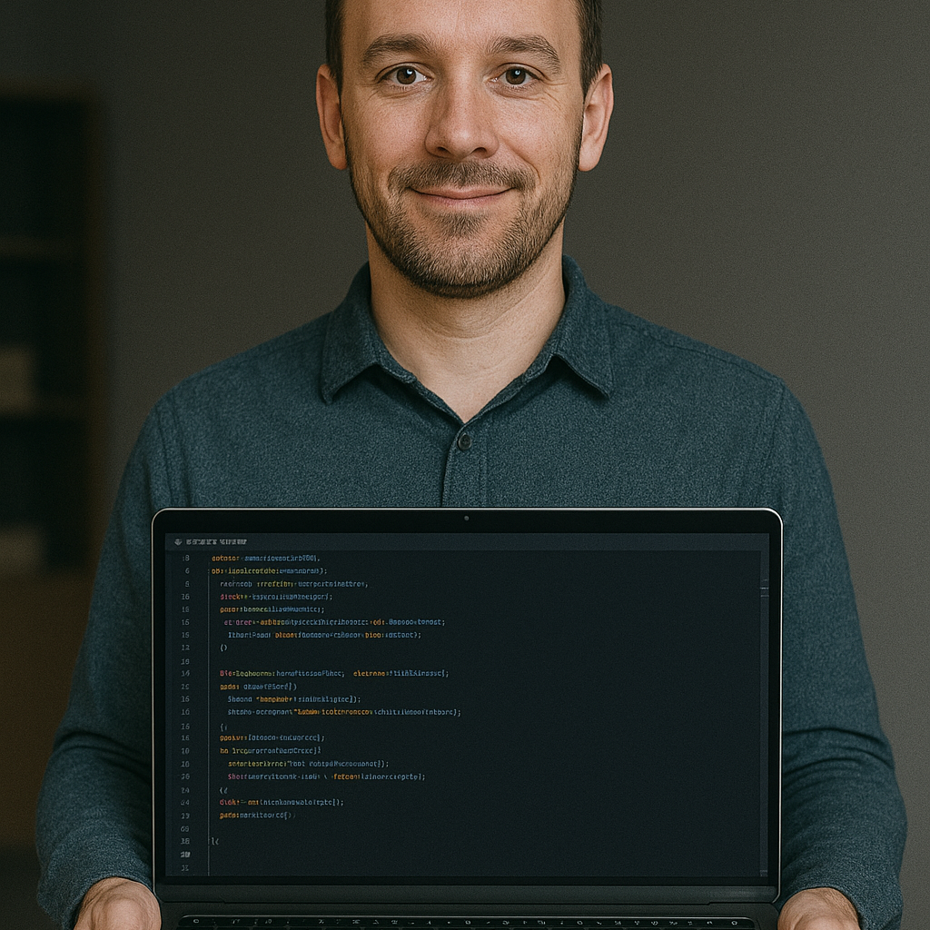 person with tasks on computer